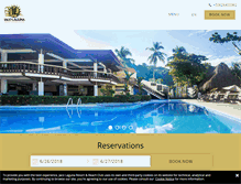 Tablet Screenshot of jacolagunaresort.com